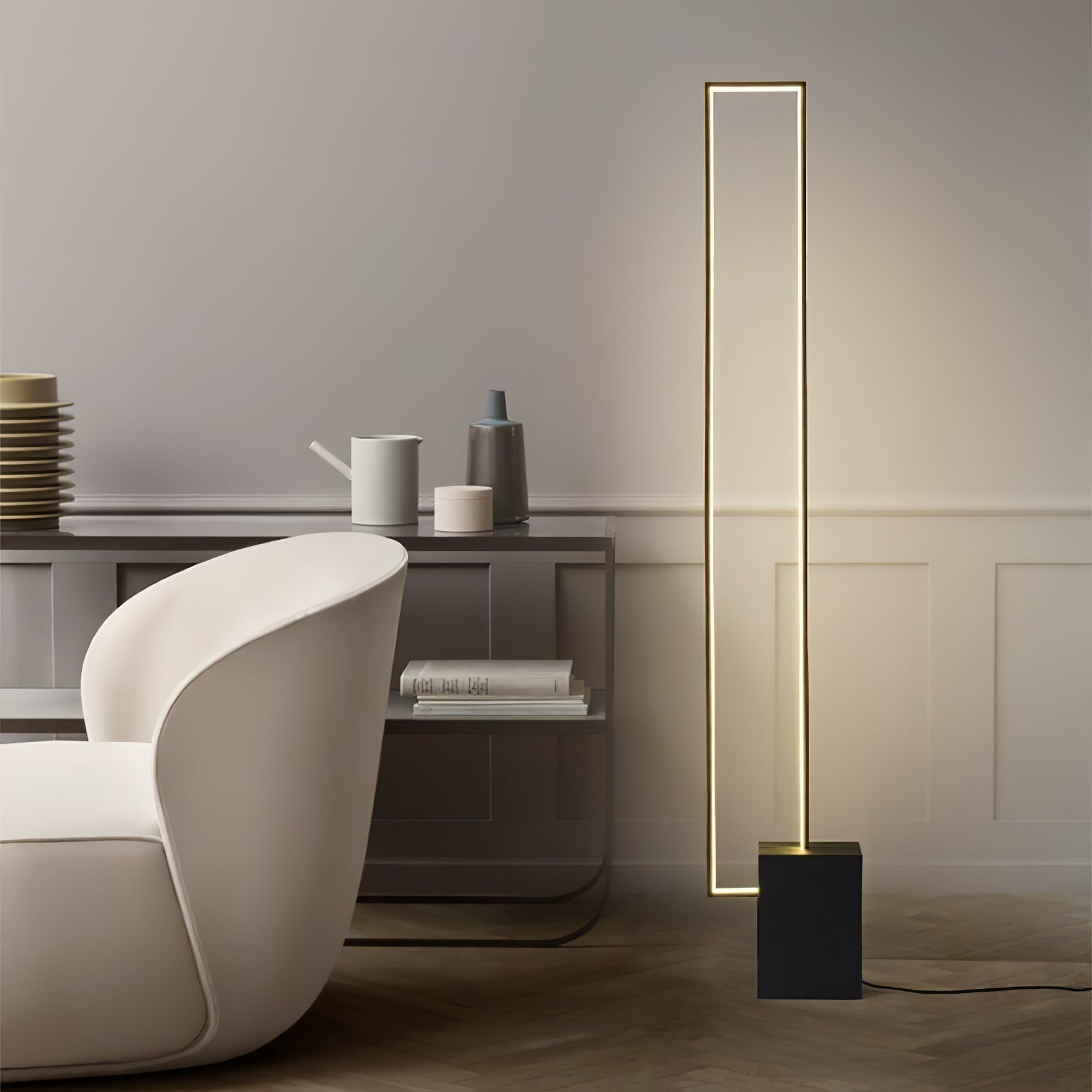 Keloza Aluminum Floor Lamp