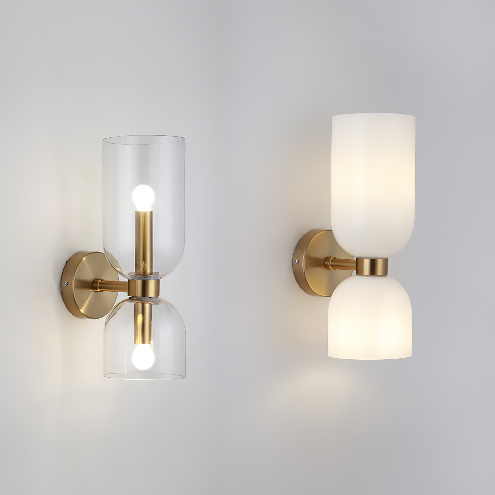 Zildes Nordic Art Plug-In Glass Wall Lamp