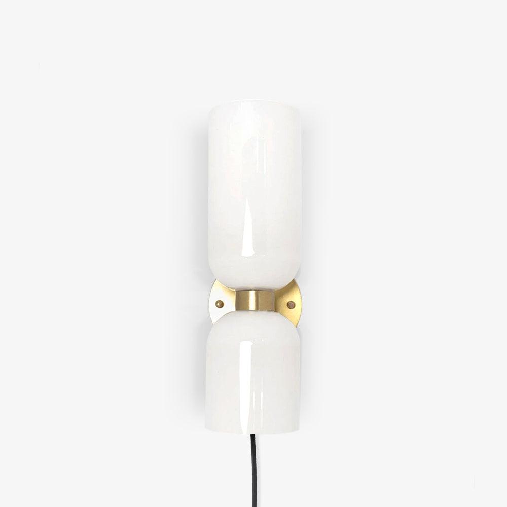 Zildes Nordic Art Plug-In Glass Wall Lamp