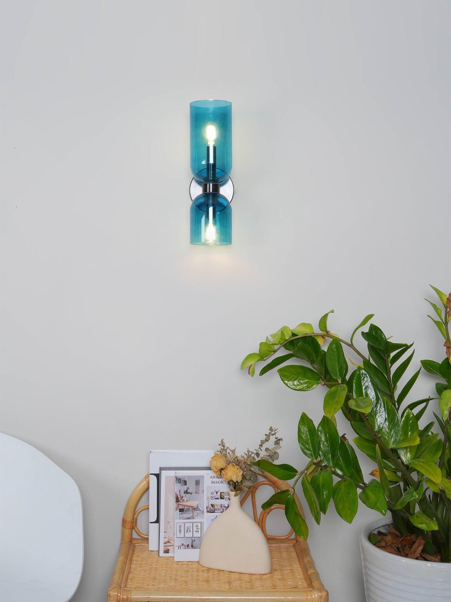 Zildes Nordic Art Plug-In Glass Wall Lamp