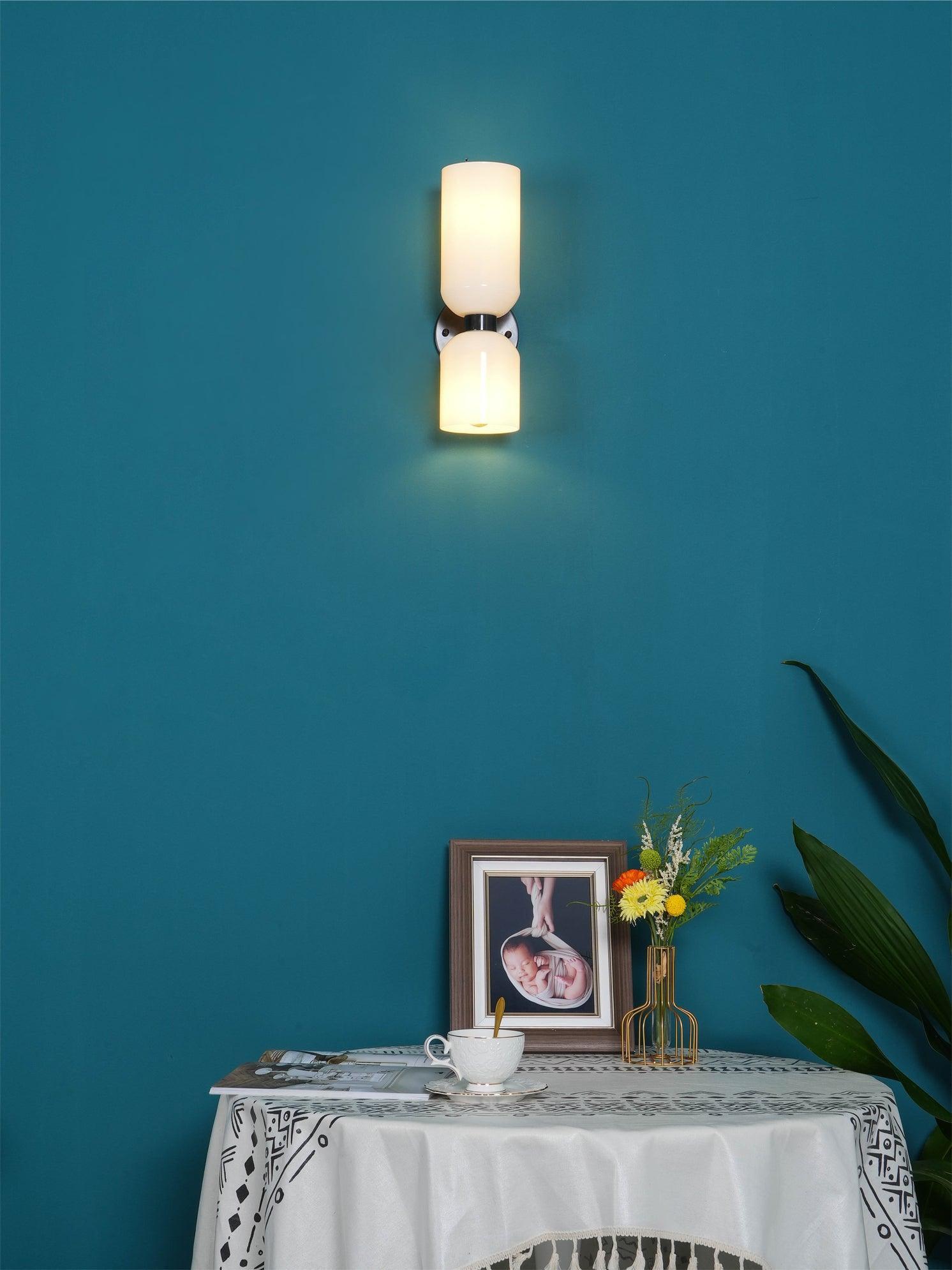 Zildes Nordic Art Plug-In Glass Wall Lamp