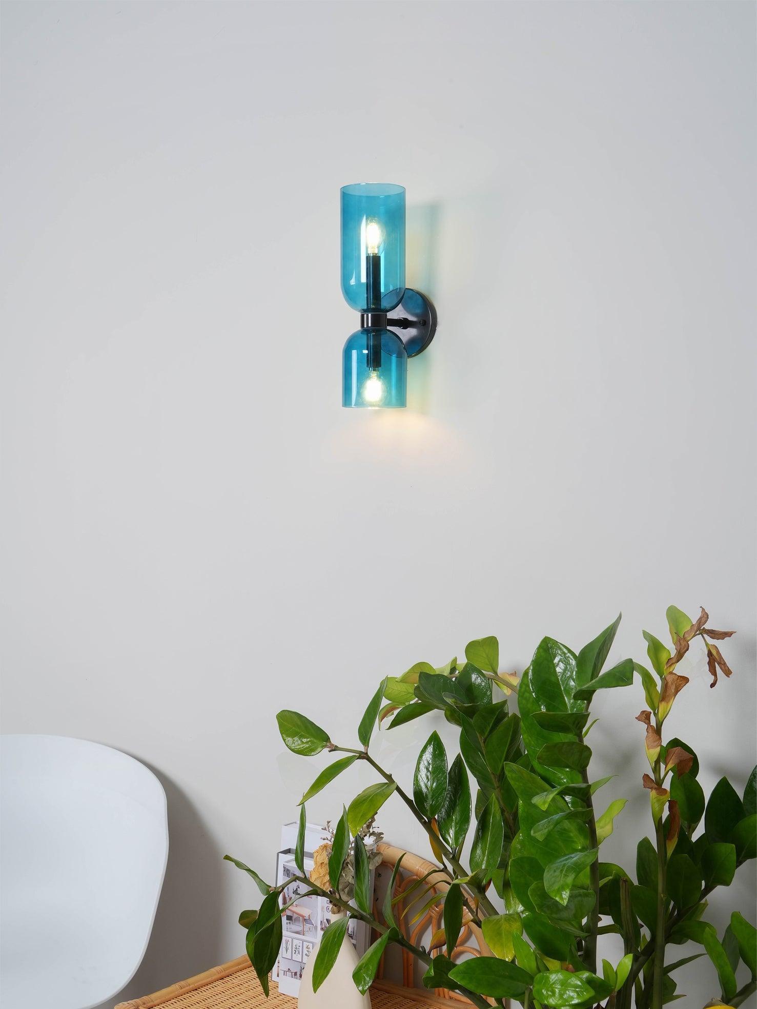 Zildes Nordic Art Plug-In Glass Wall Lamp