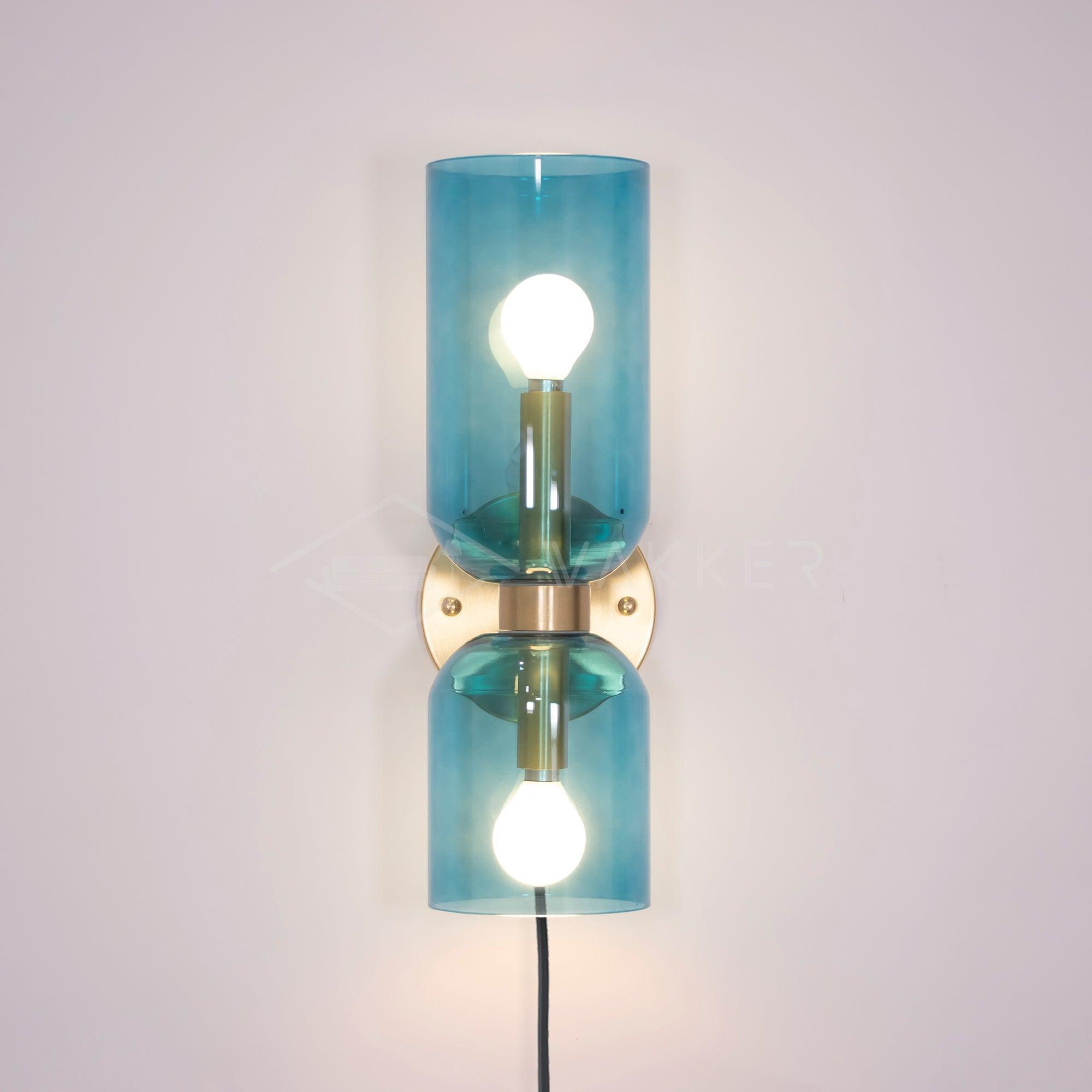 Zildes Nordic Art Plug-In Glass Wall Lamp
