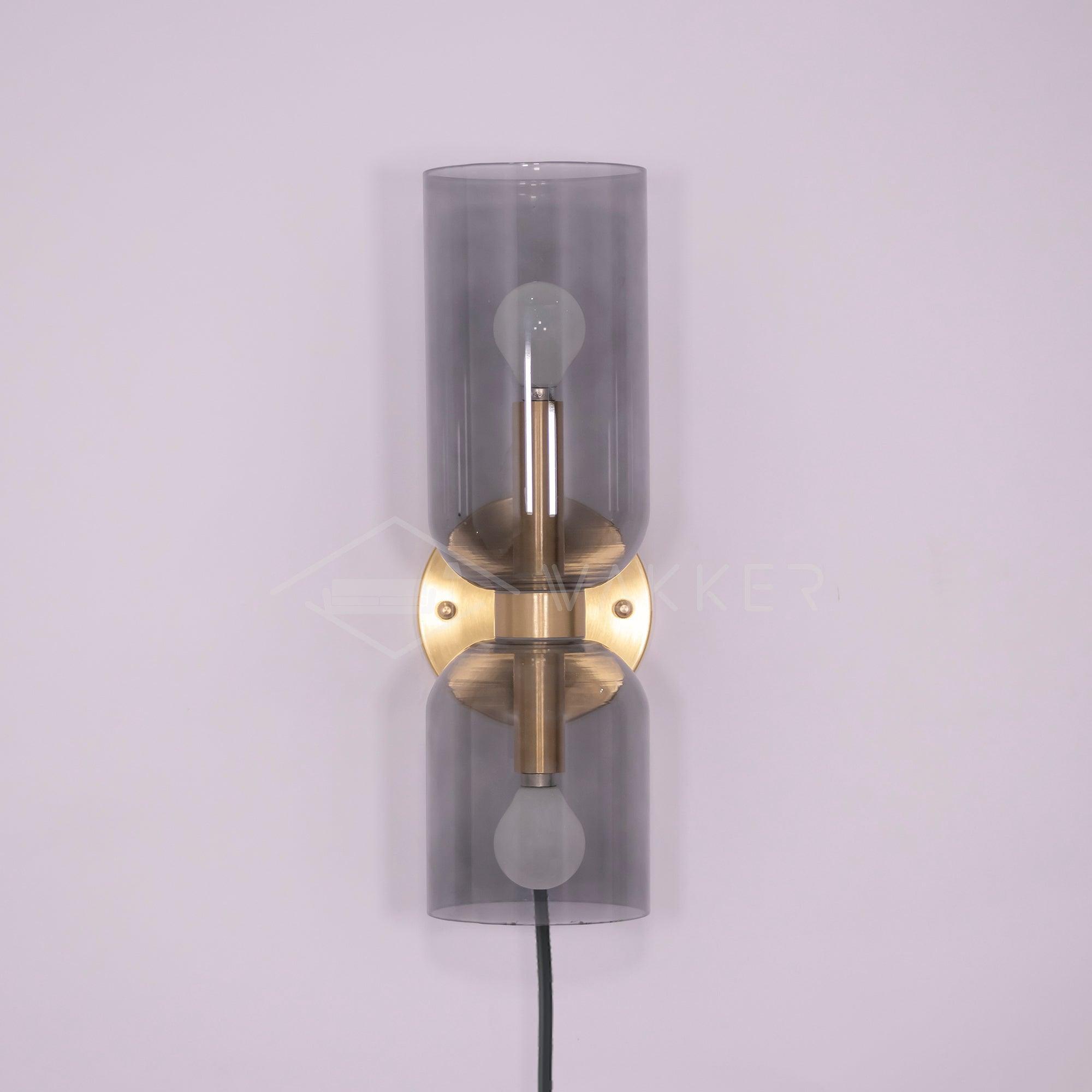 Zildes Nordic Art Plug-In Glass Wall Lamp