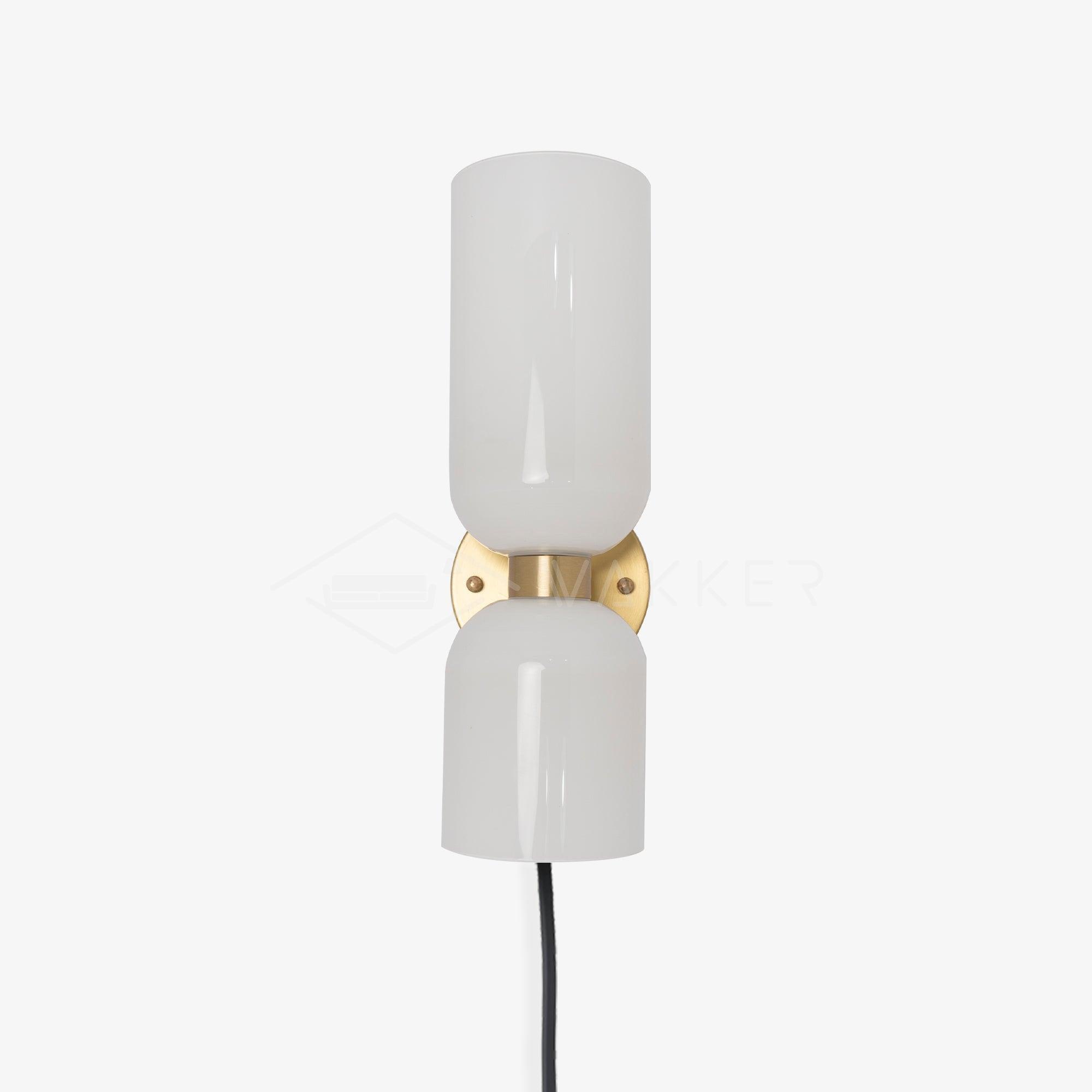 Zildes Nordic Art Plug-In Glass Wall Lamp