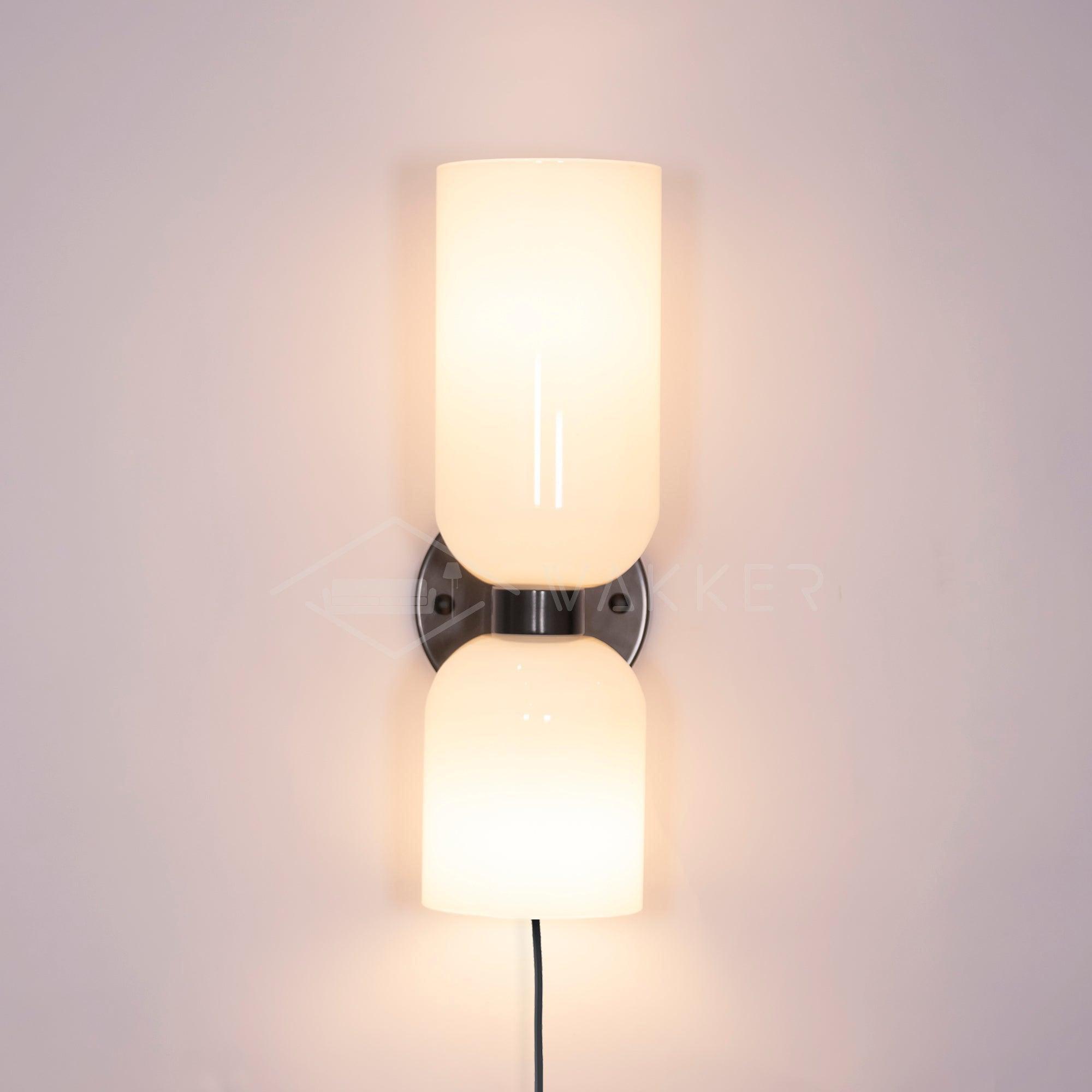 Zildes Nordic Art Plug-In Glass Wall Lamp