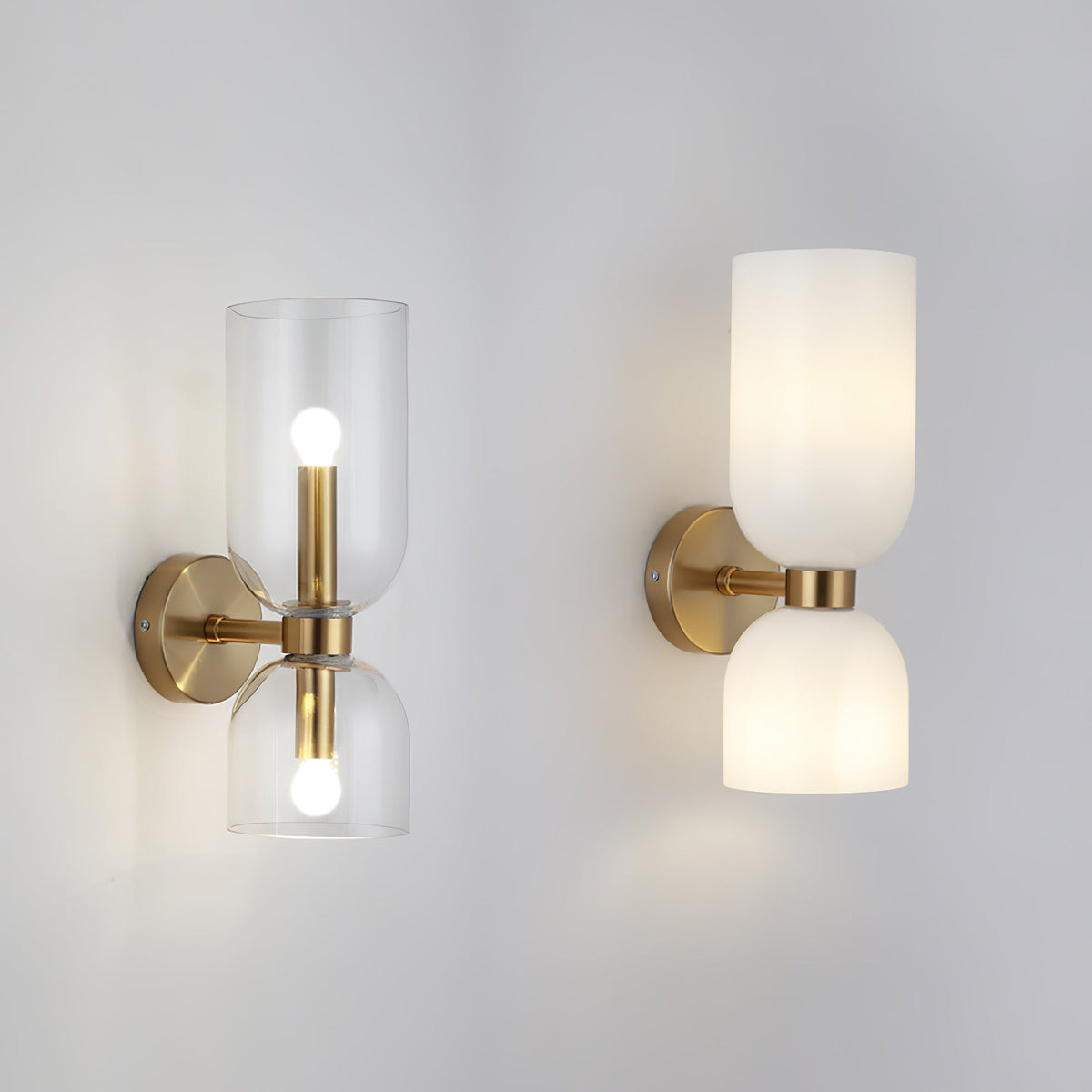 Bryn Modern Minimalist Glass Wall Lamp
