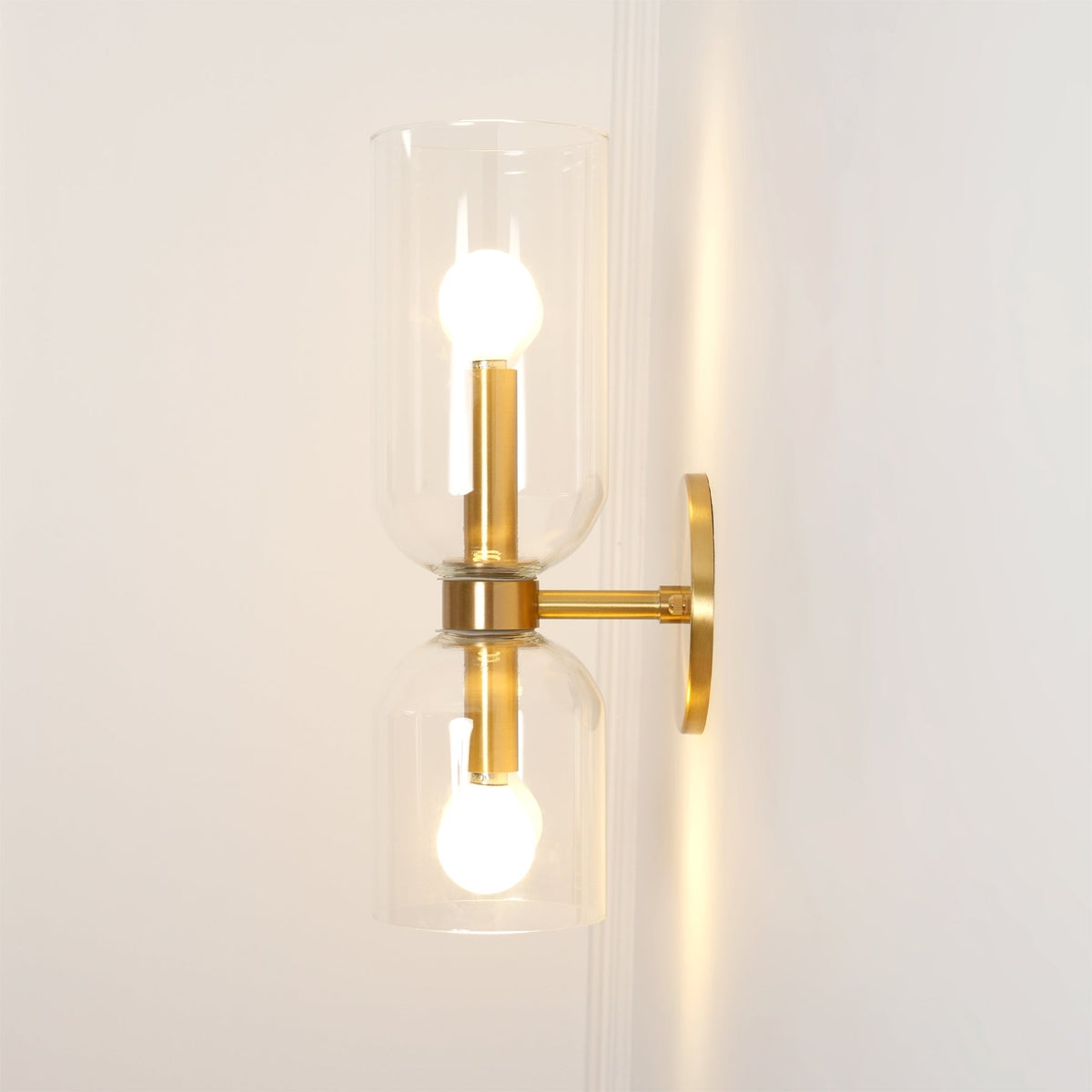 Bryn Modern Minimalist Glass Wall Lamp