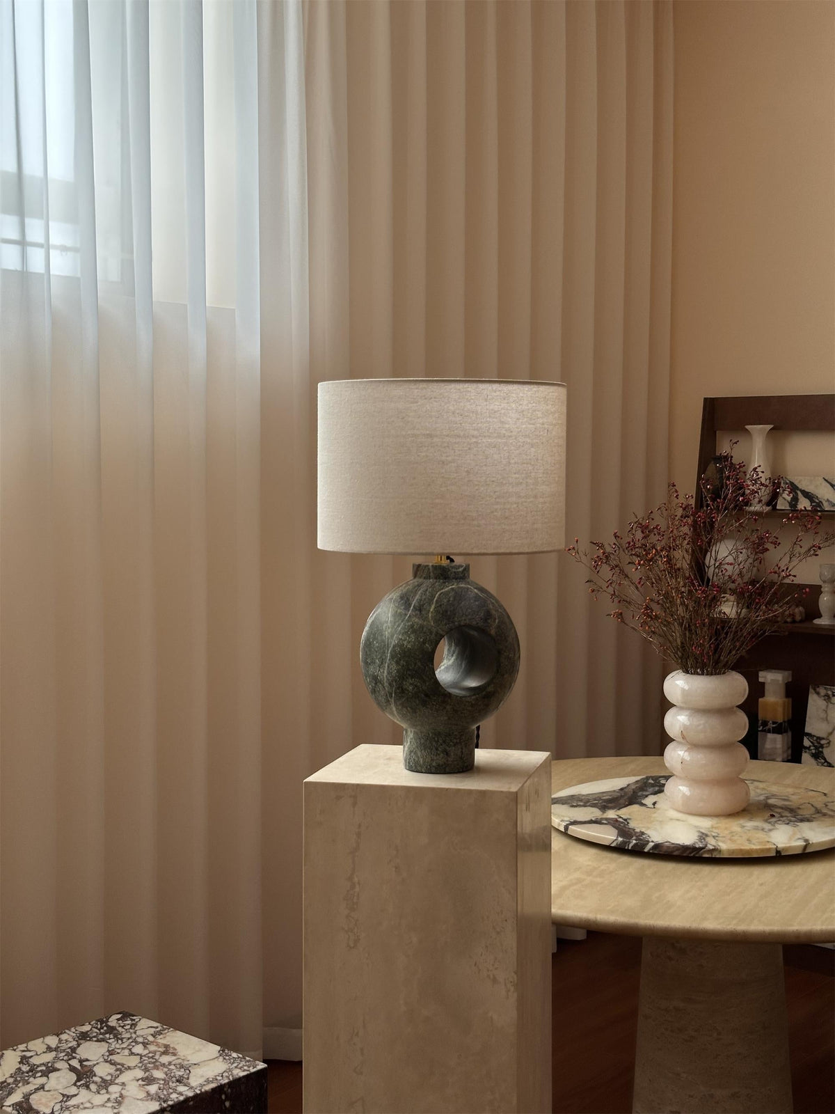Hollie Marble Table Lamp