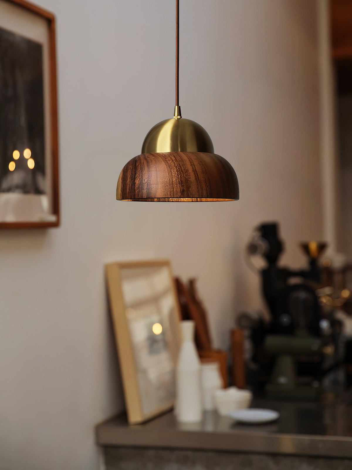 Bronze Rustic Brass Pendant Light
