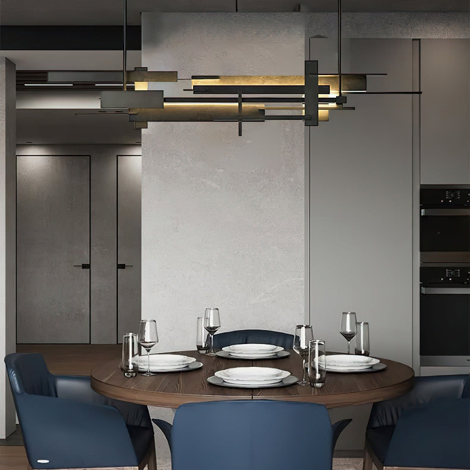 Orlenace Geometric Pendant Light - Neutral Decor