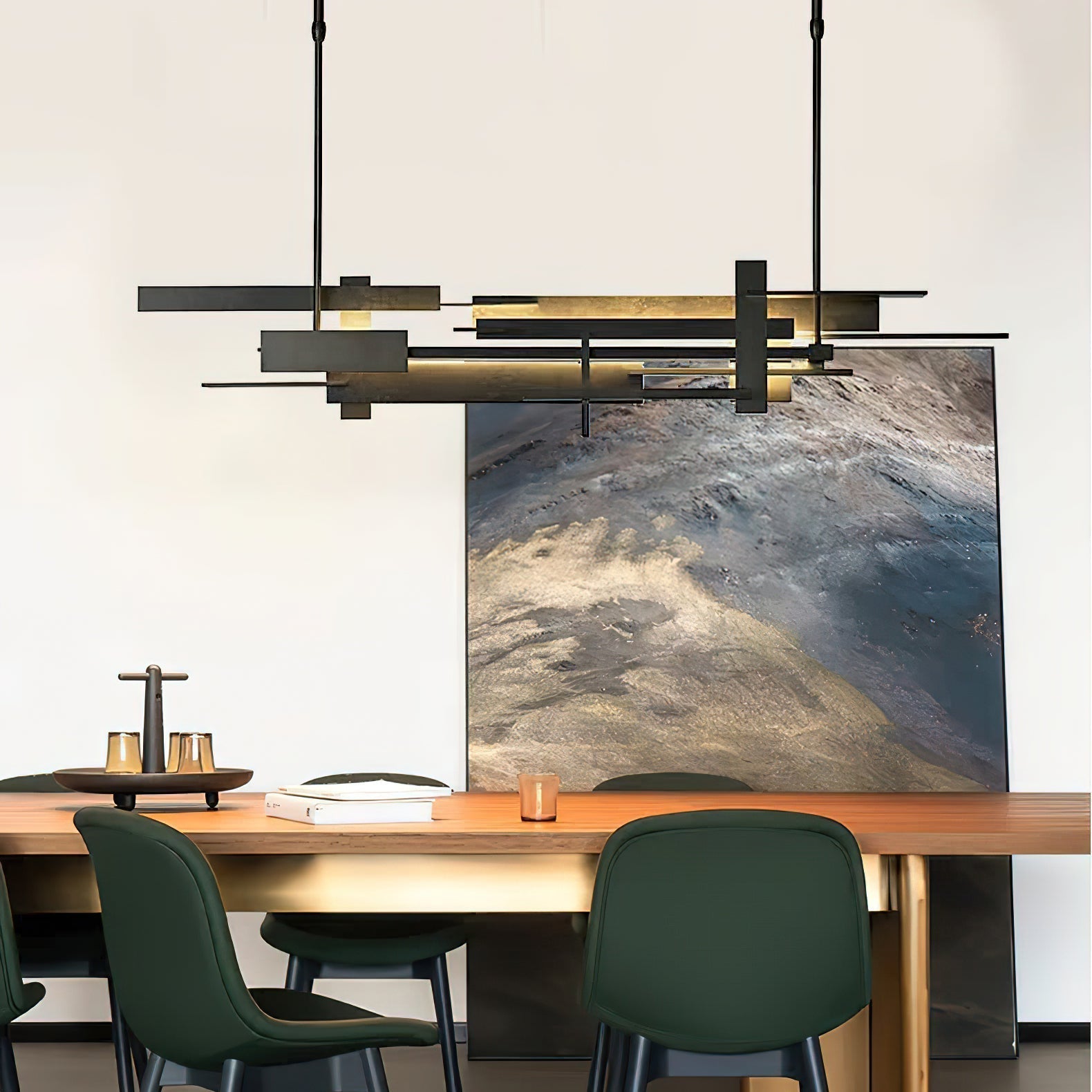 Orlenace Geometric Pendant Light - Neutral Decor