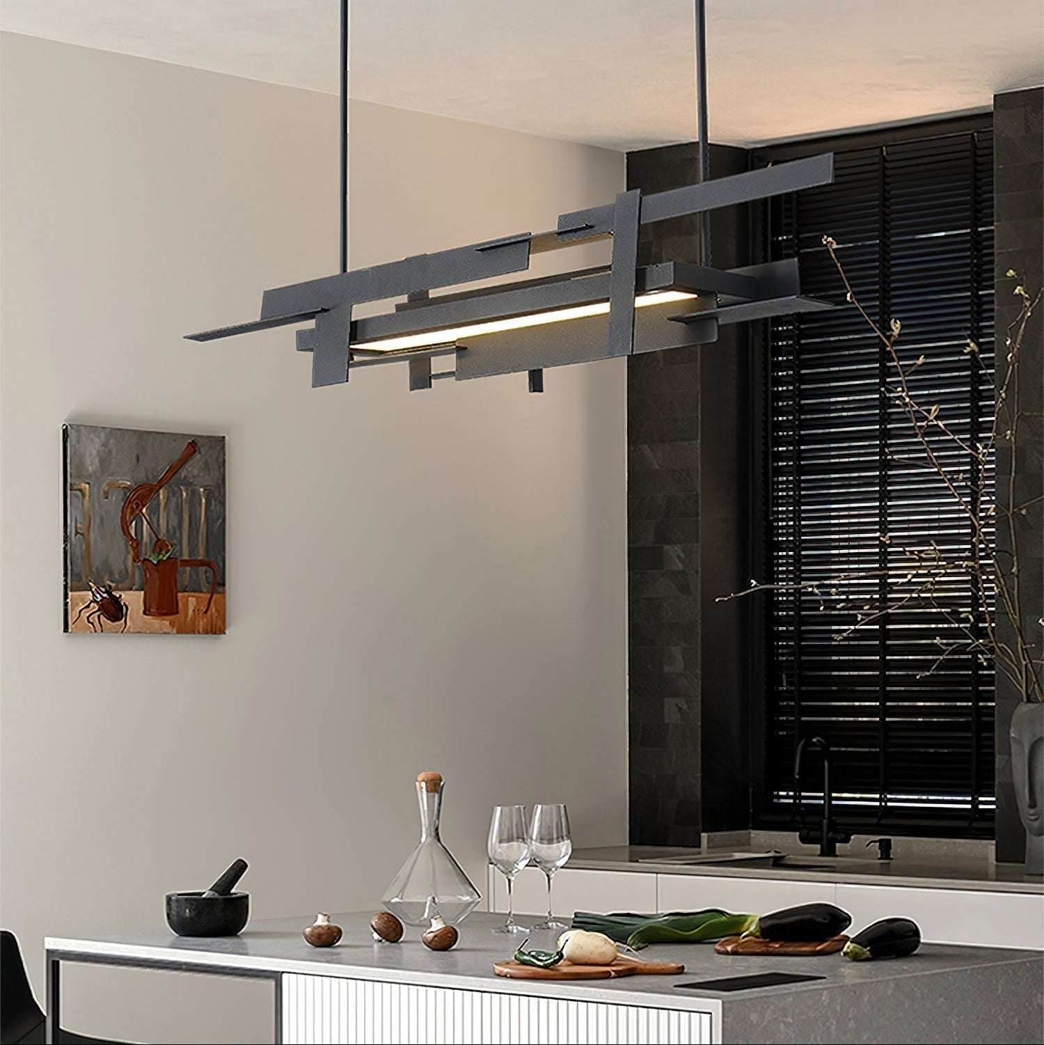 Orlenace Geometric Pendant Light - Neutral Decor