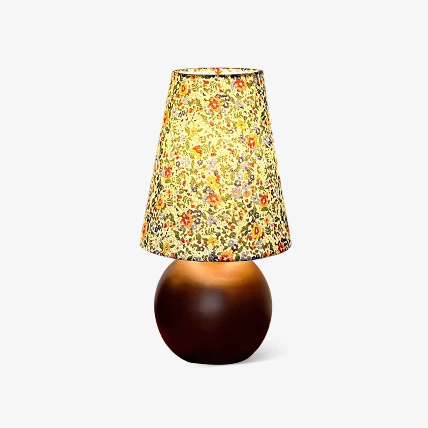 Elvivelia Vintage Wood Table Lamp