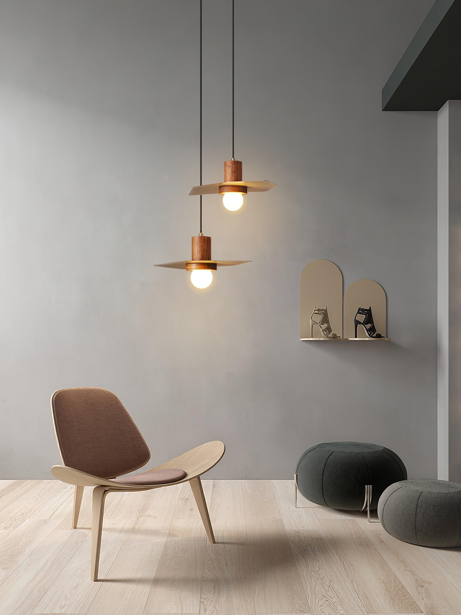 Elvoreria Premium Nordic Art Wood Pendant Lamp
