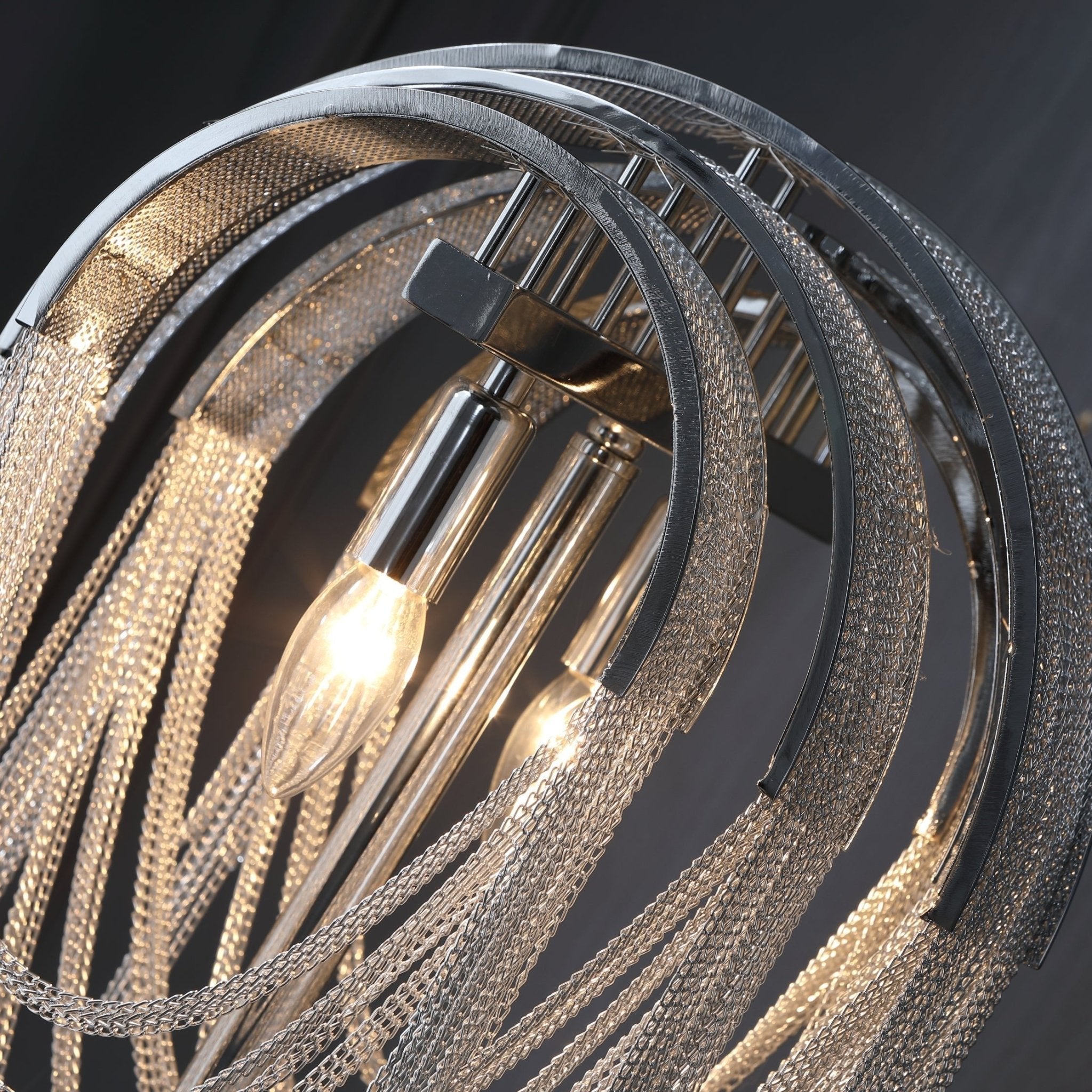 Hune Steel Artistic Table Lamp