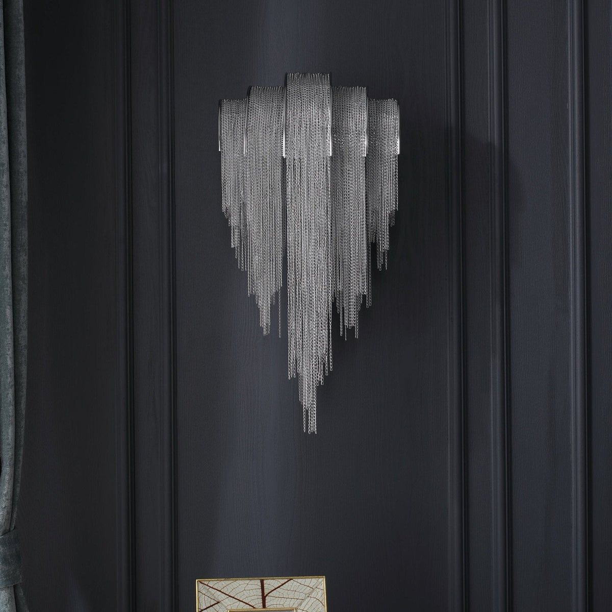 Chains Postmodern Luxury Tassel Wall Lamp