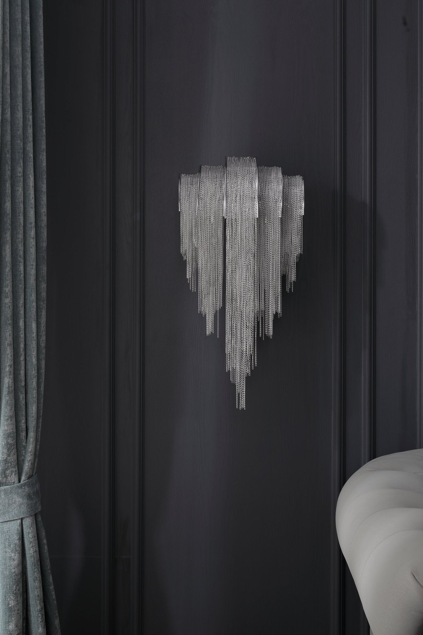 Chains Postmodern Luxury Tassel Wall Lamp