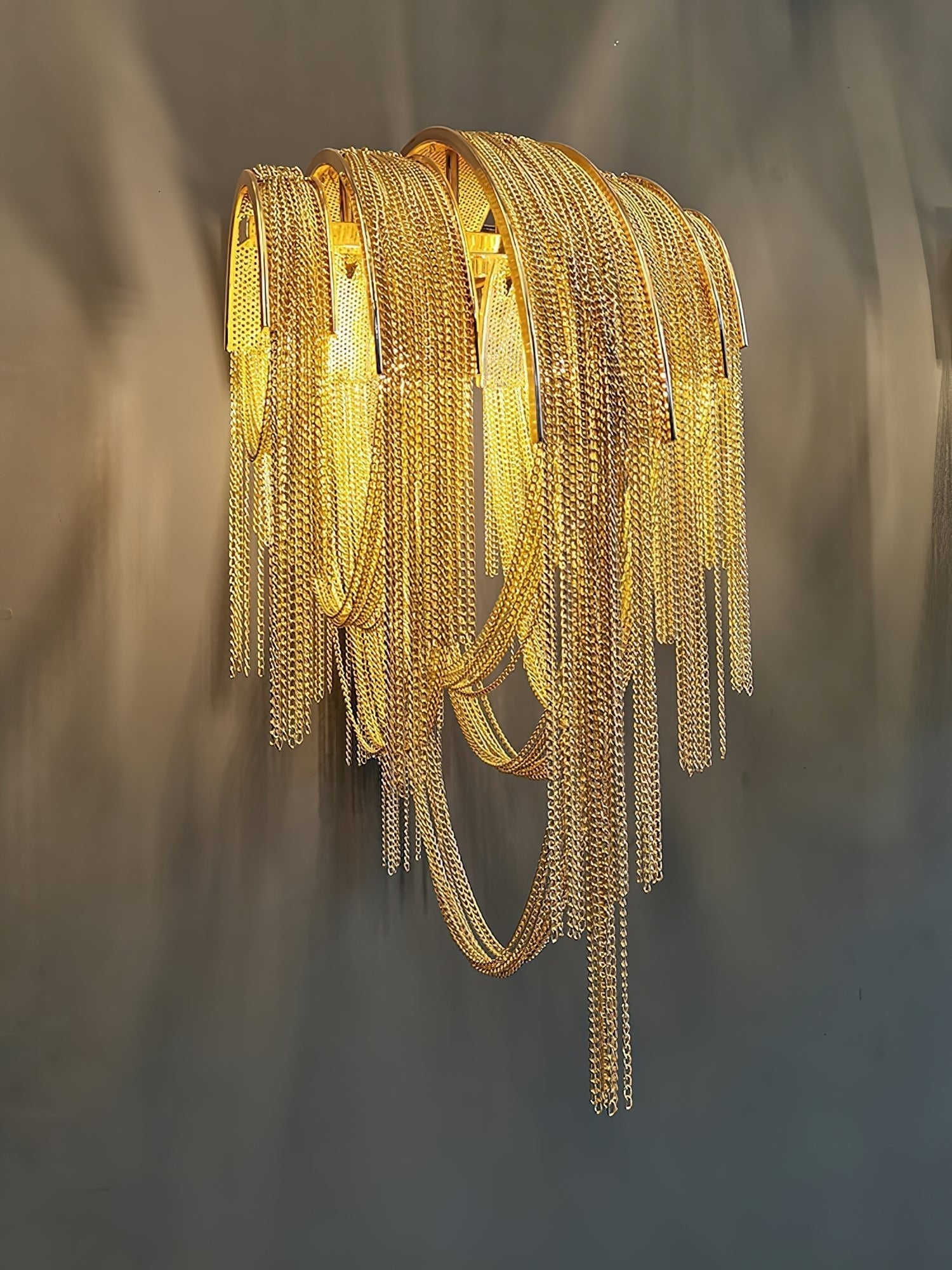 Chains Postmodern Luxury Tassel Wall Lamp