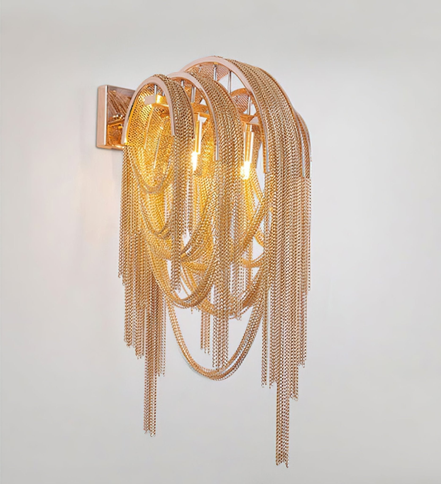 Chains Postmodern Luxury Tassel Wall Lamp