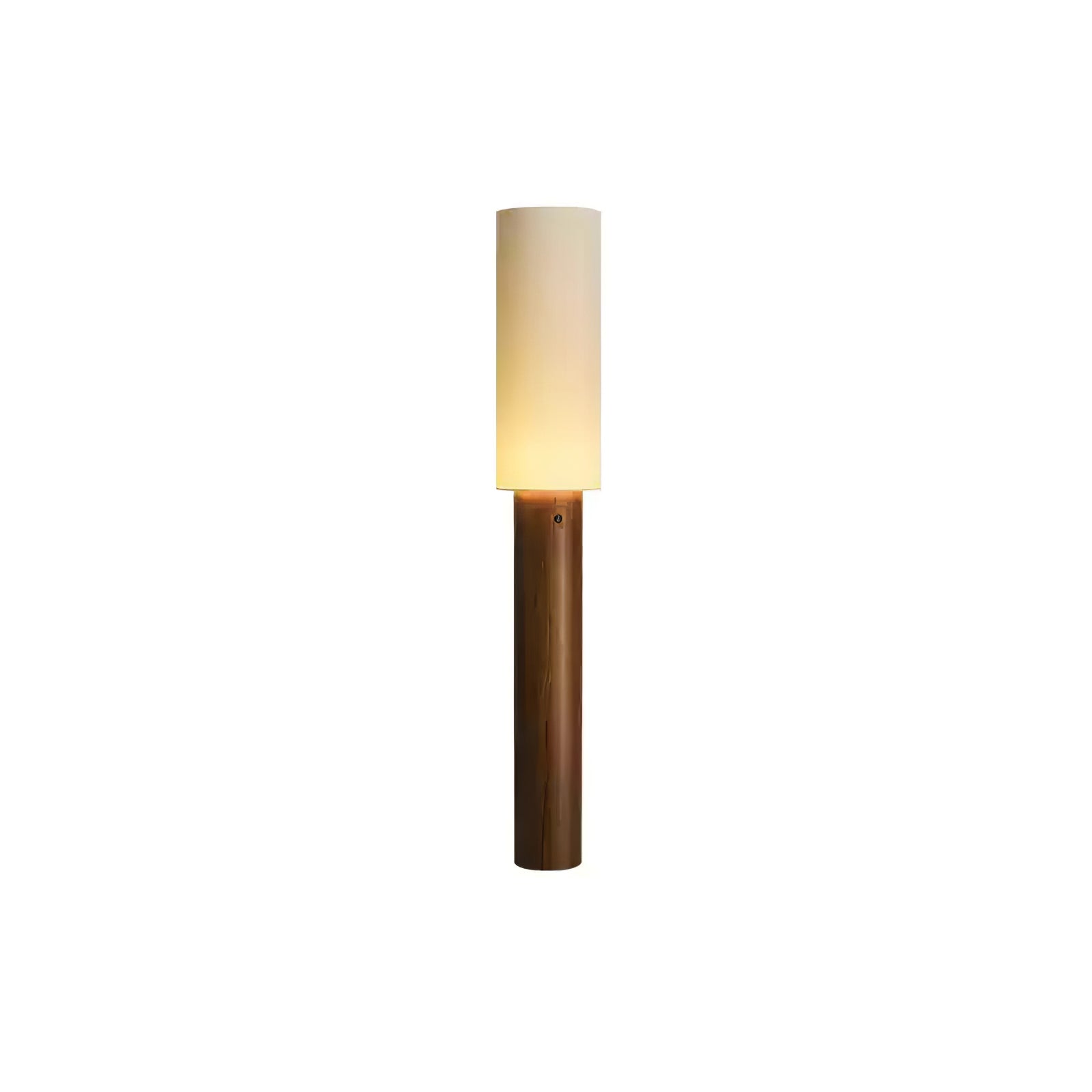 Uvynir Cylindrical Wood Floor Lamp