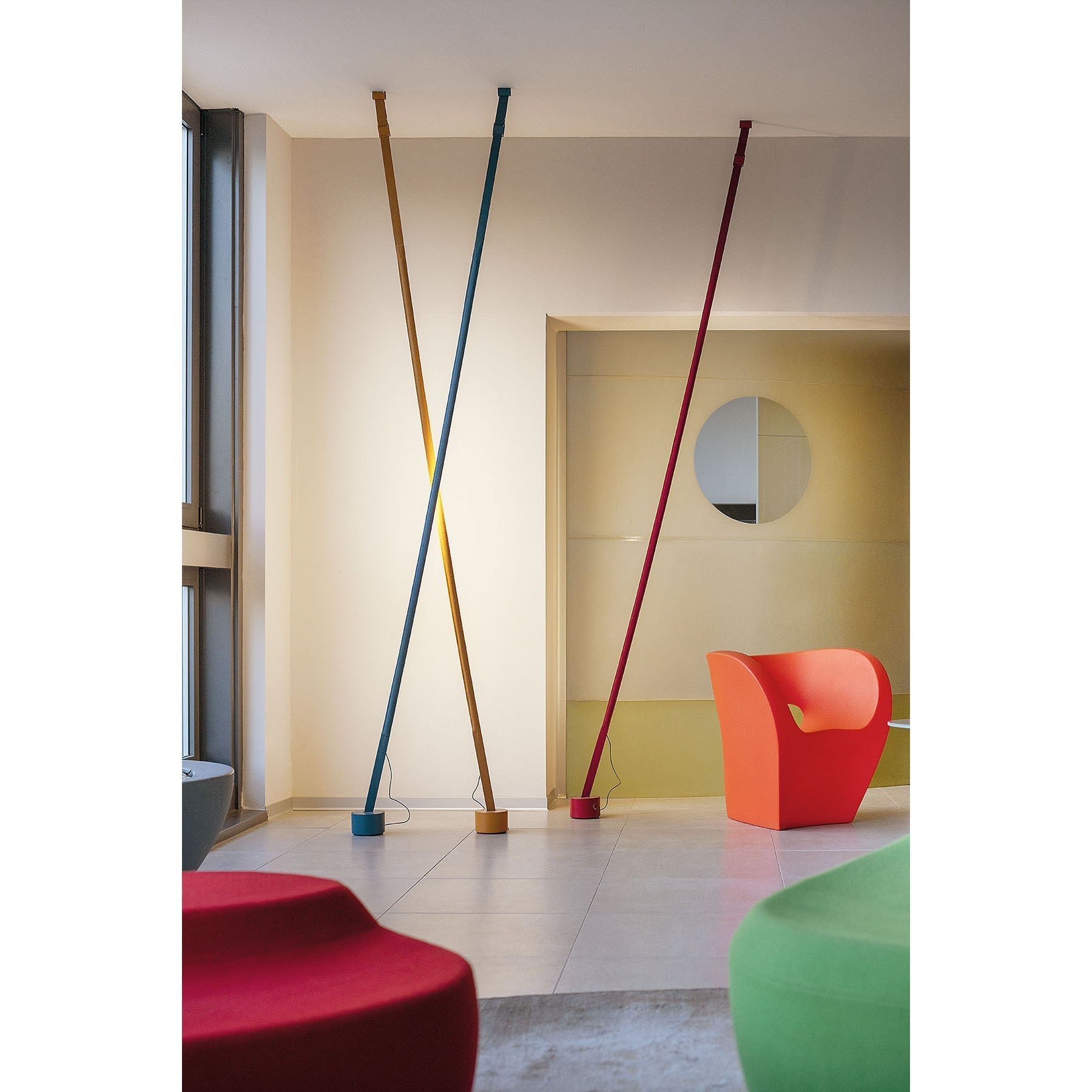 Vorenk Fabric Floor Lamp