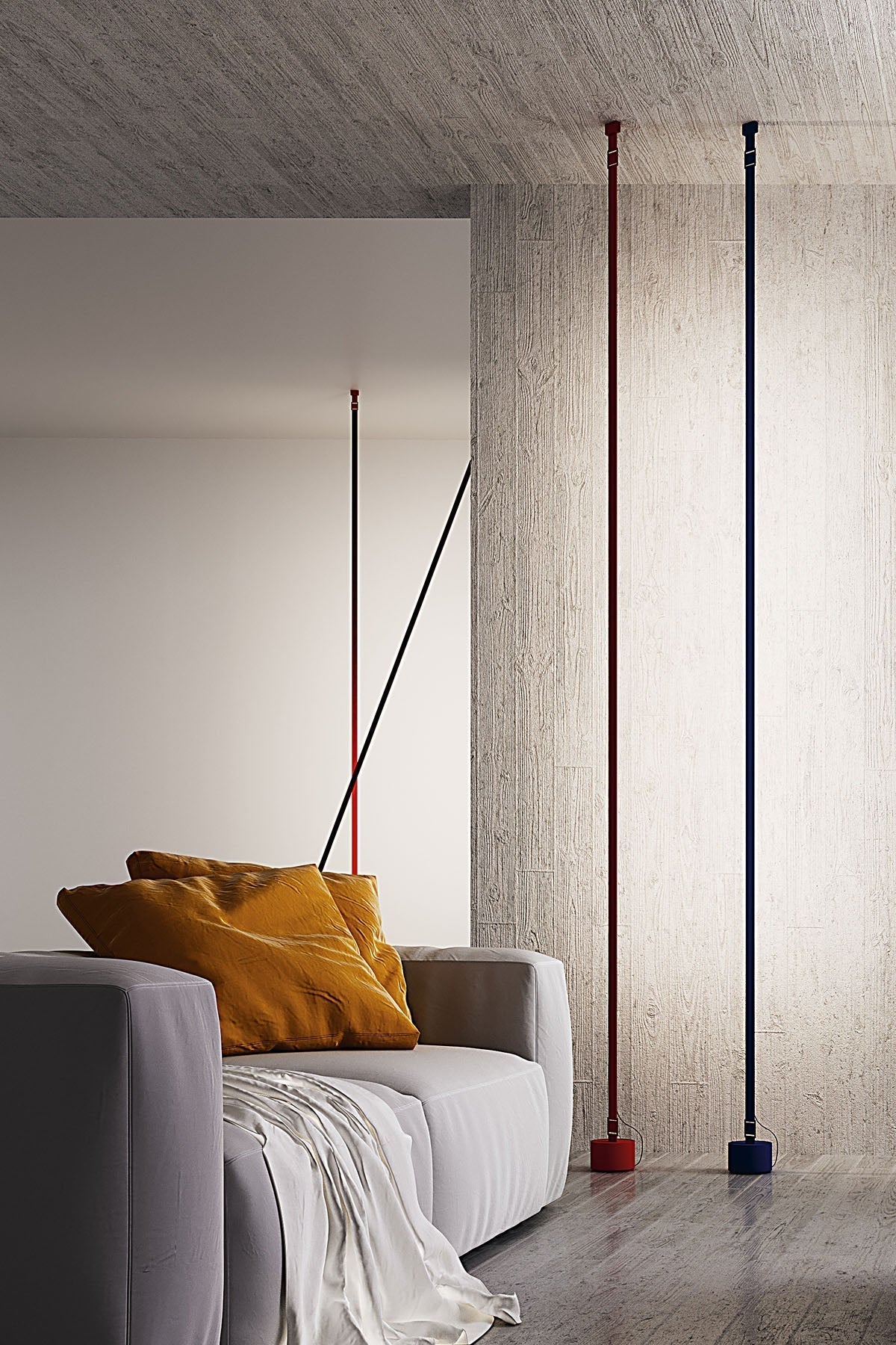 Vorenk Fabric Floor Lamp