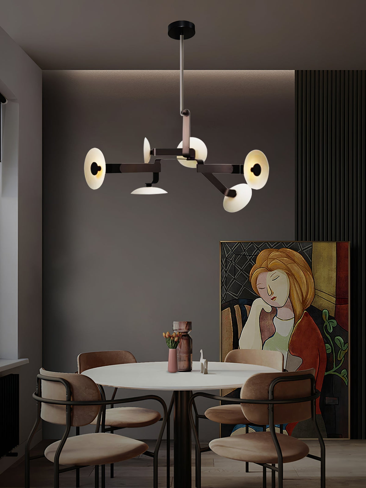 Veluira Brown Chandelier