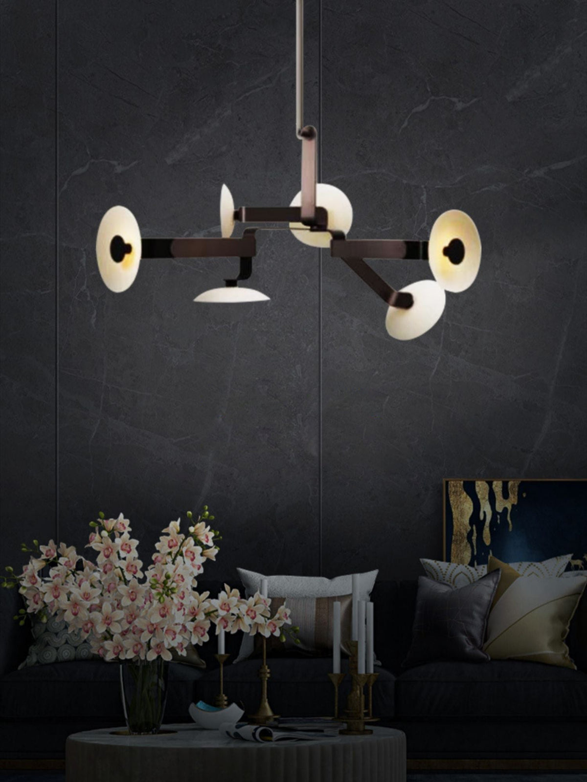 Veluira Brown Chandelier