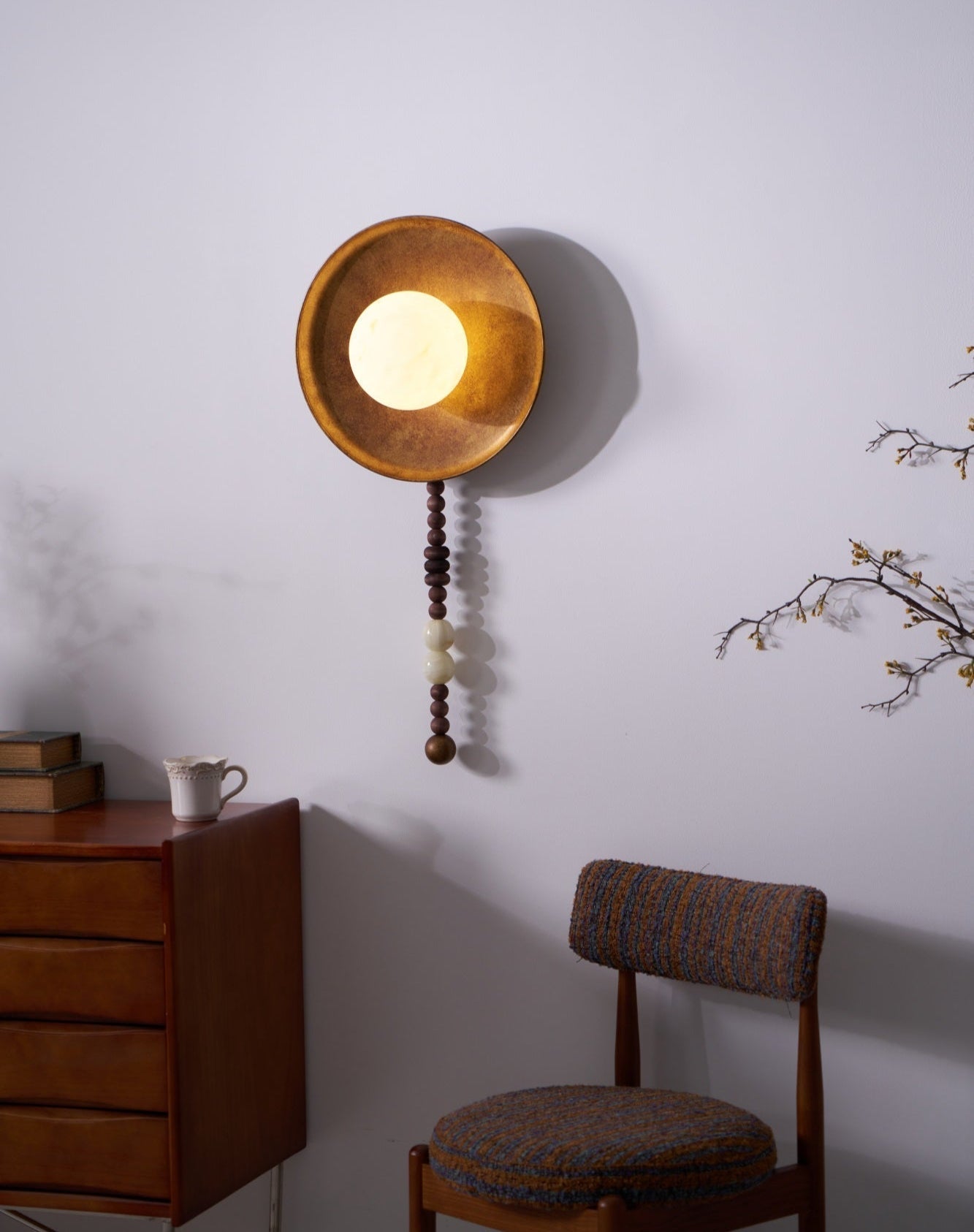 Olive Premium Nordic Art Marble Wall Light - Neutral Decor