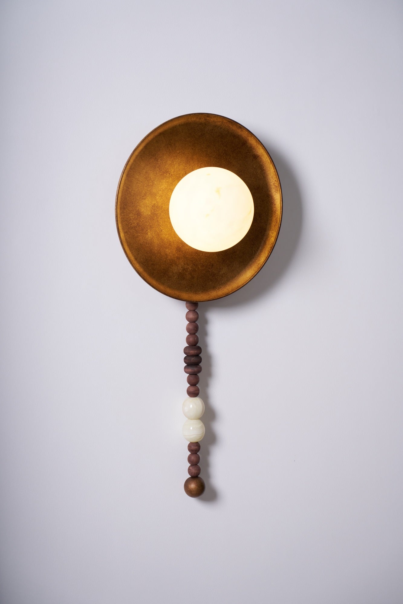 Olive Premium Nordic Art Marble Wall Light - Neutral Decor