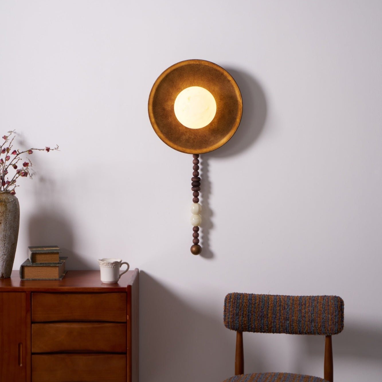 Olive Premium Nordic Art Marble Wall Light - Neutral Decor