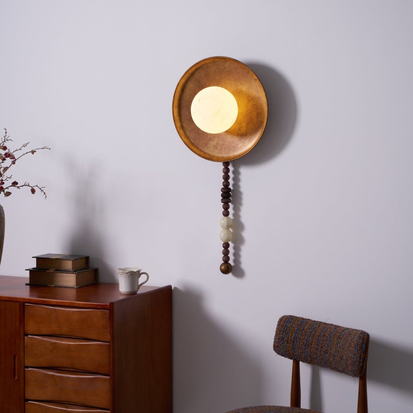 Olive Premium Nordic Art Marble Wall Light - Neutral Decor