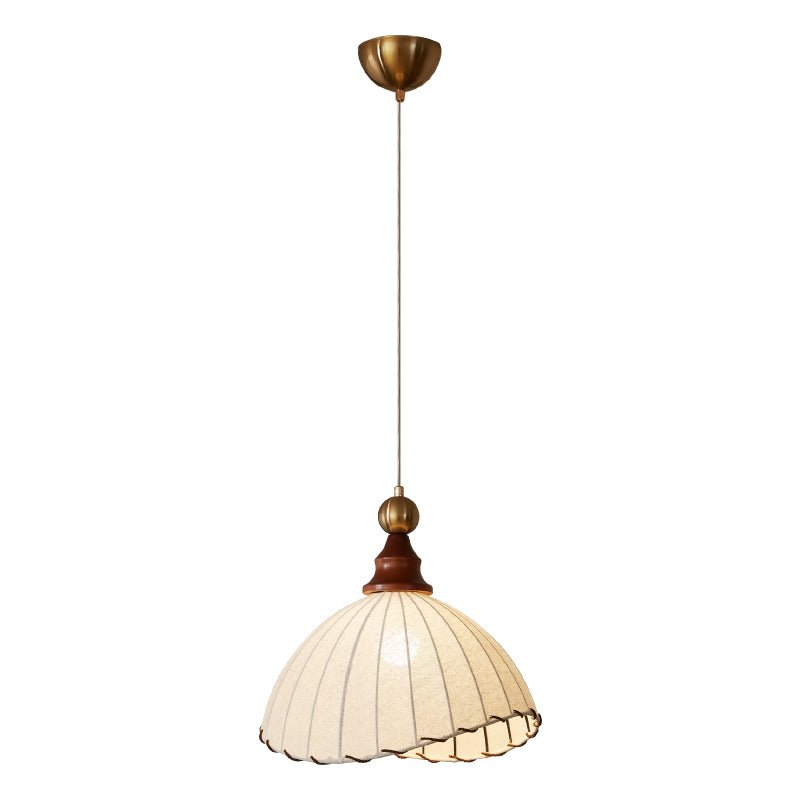 Earian Wood Fabric Elegant Pendant Light