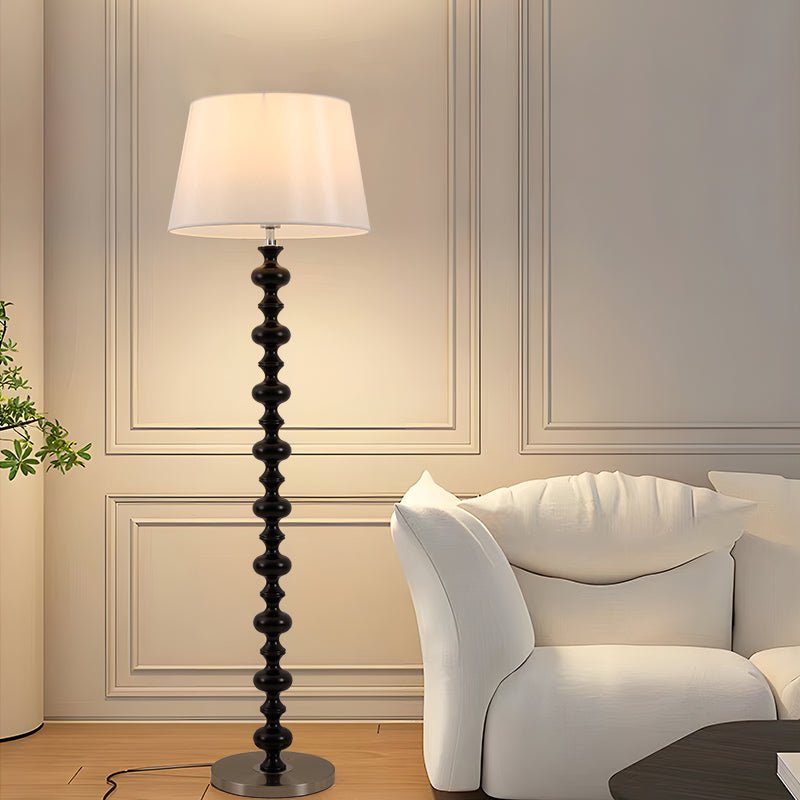 Rildes Wood Fabric Floor Lamp