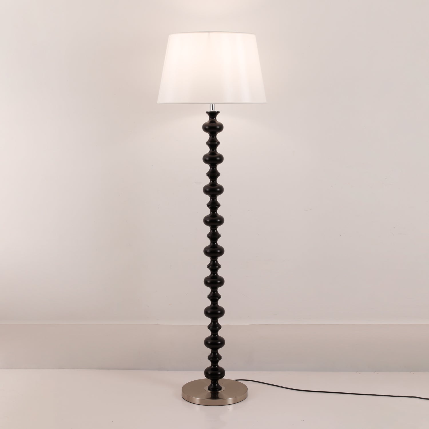 Rildes Wood Fabric Floor Lamp
