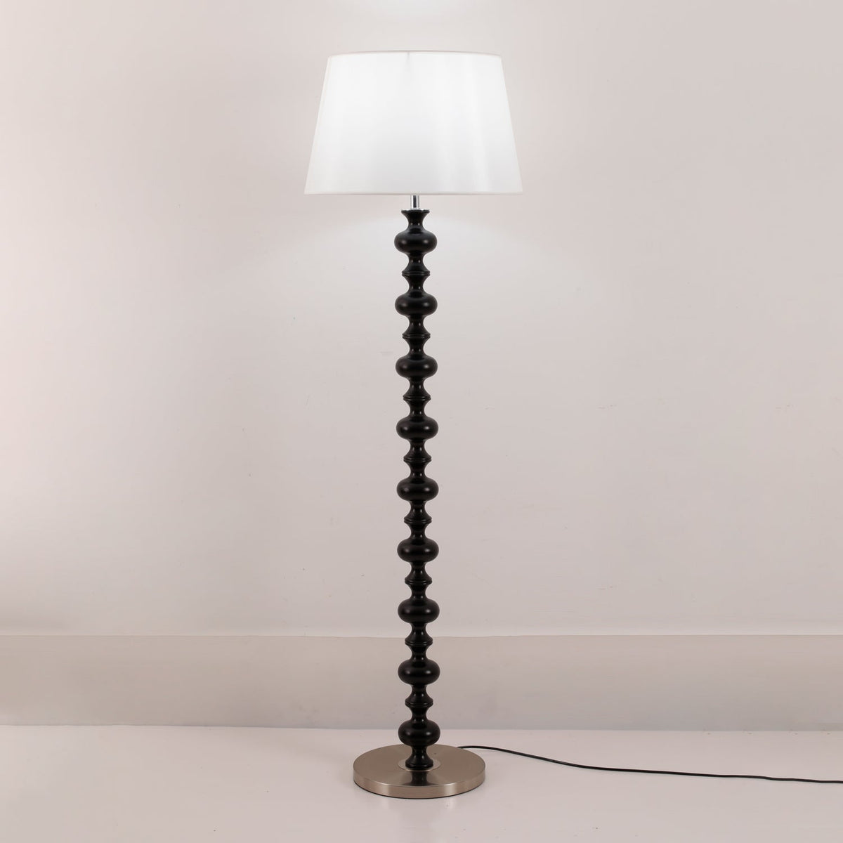 Rildes Wood Fabric Floor Lamp