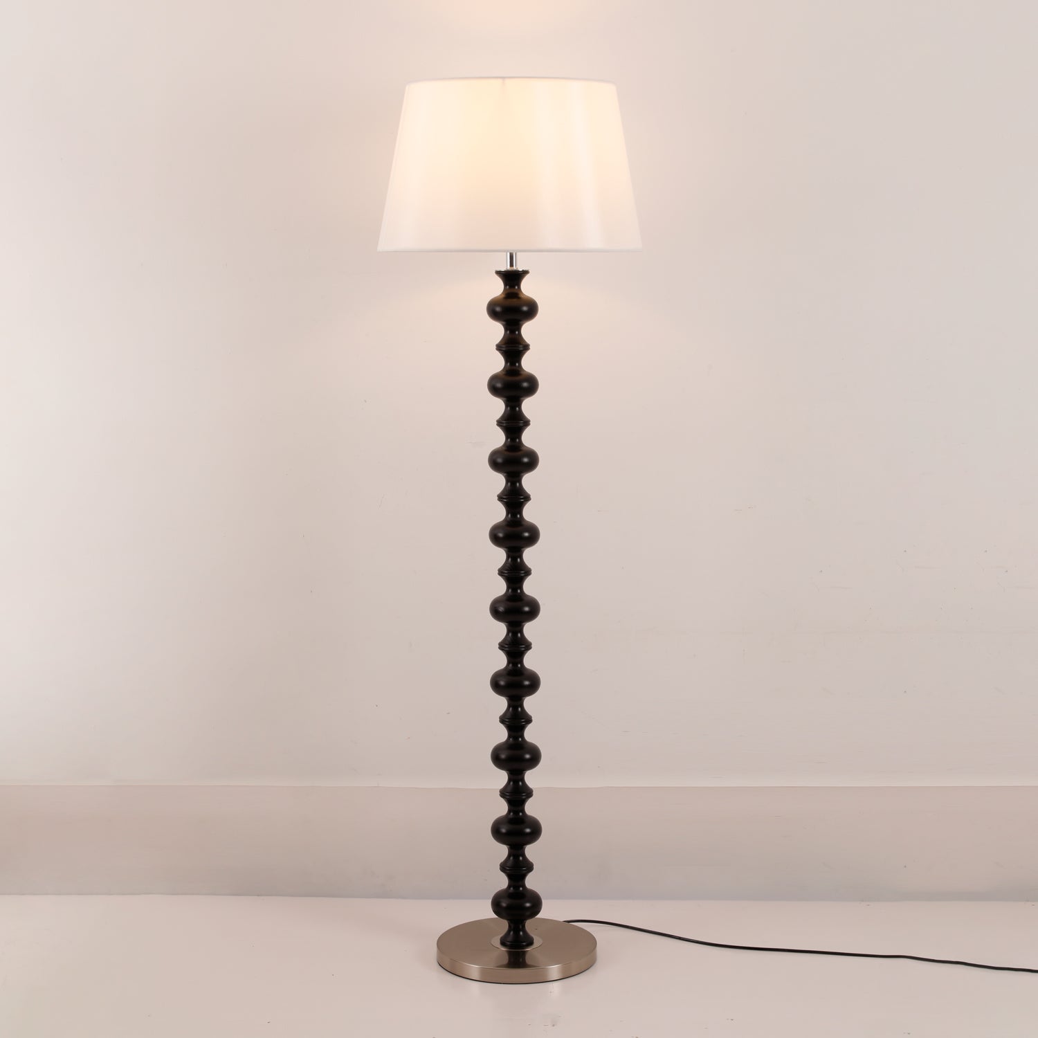 Rildes Wood Fabric Floor Lamp