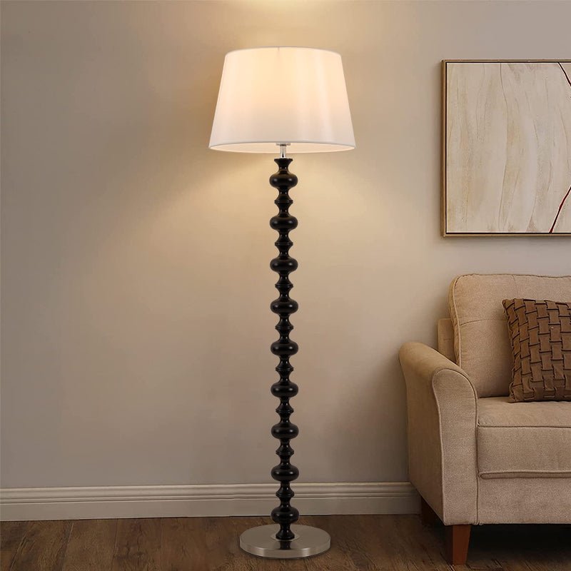 Rildes Wood Fabric Floor Lamp