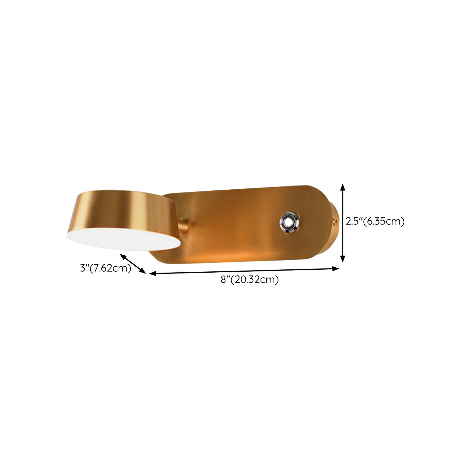 Xara Premium Elegance Vanity Brass Wall Light