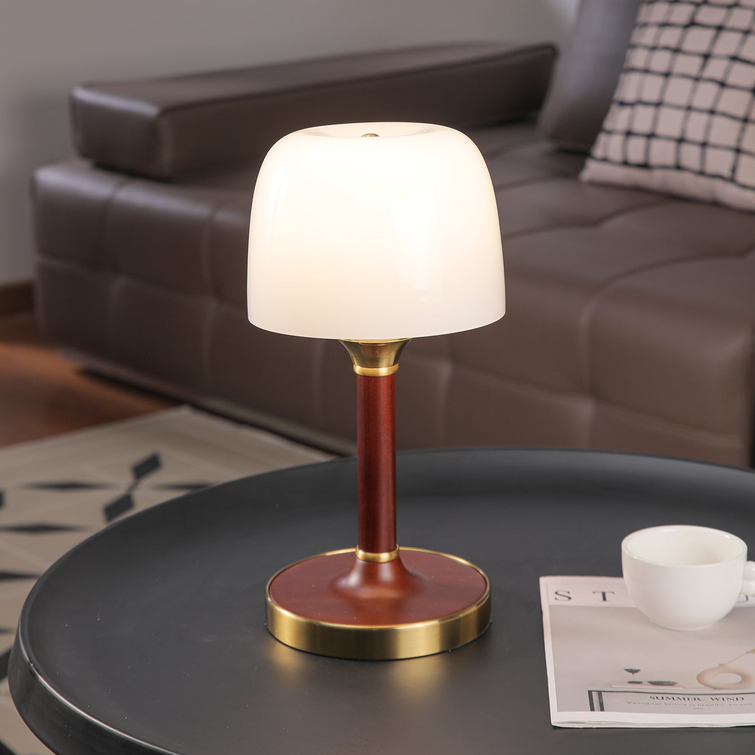 Rinariella Wood Retro Table Lamp