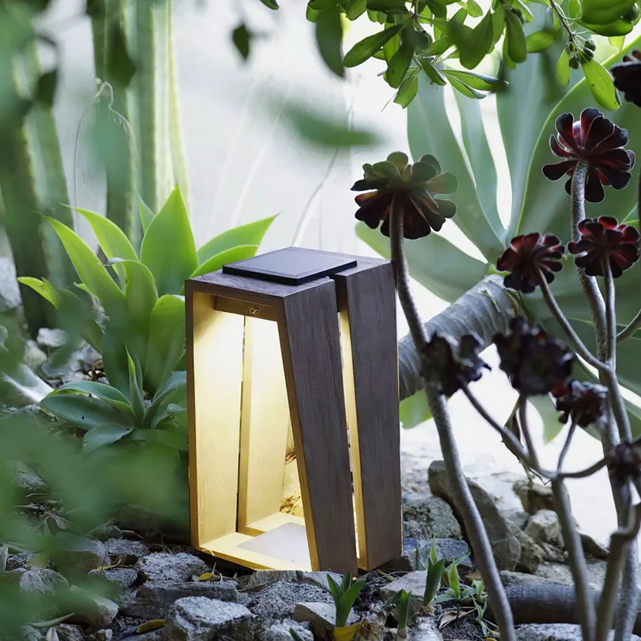 Kovara Solar Outdoor Bollard Light