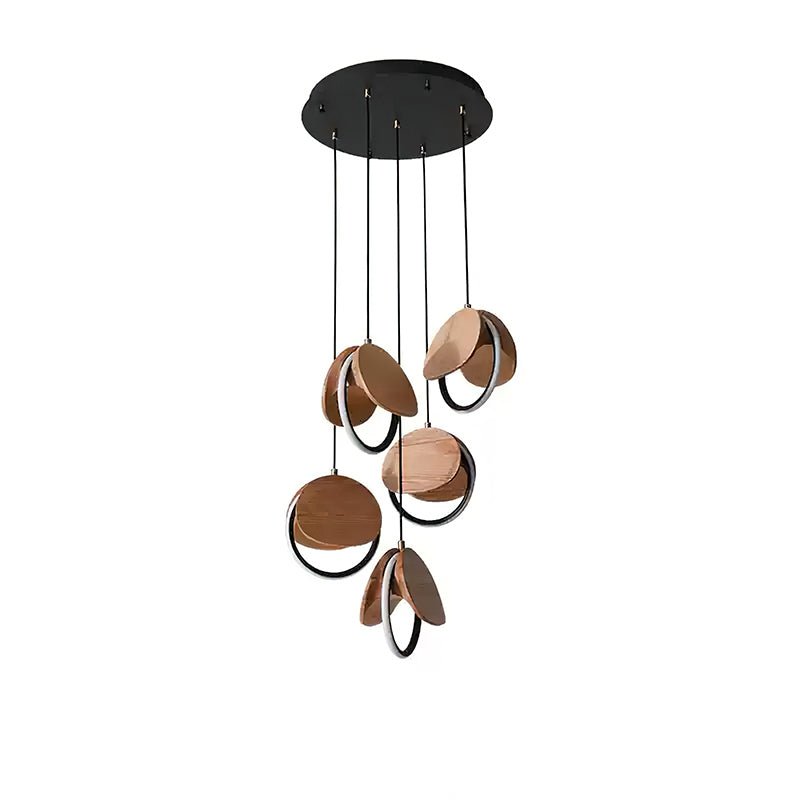 Avvelen Geometric Wood Pendant Light