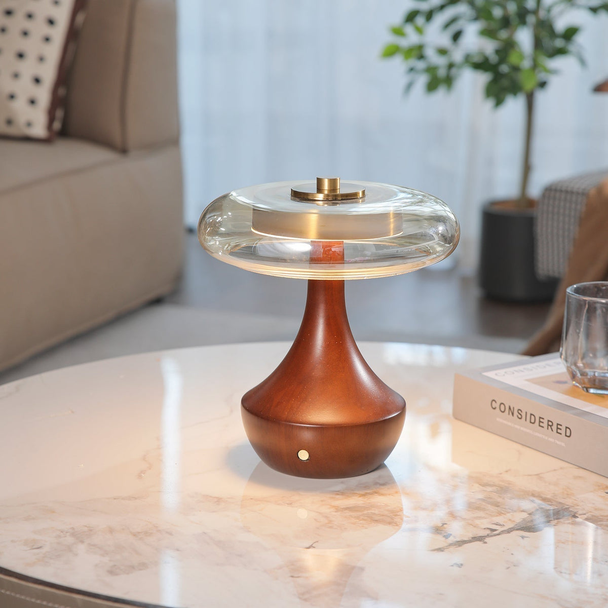 Orlan Wooden Vintage Table Lamp