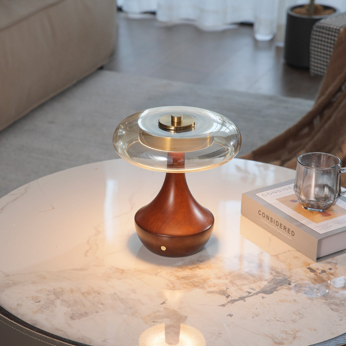 Orlan Wooden Vintage Table Lamp