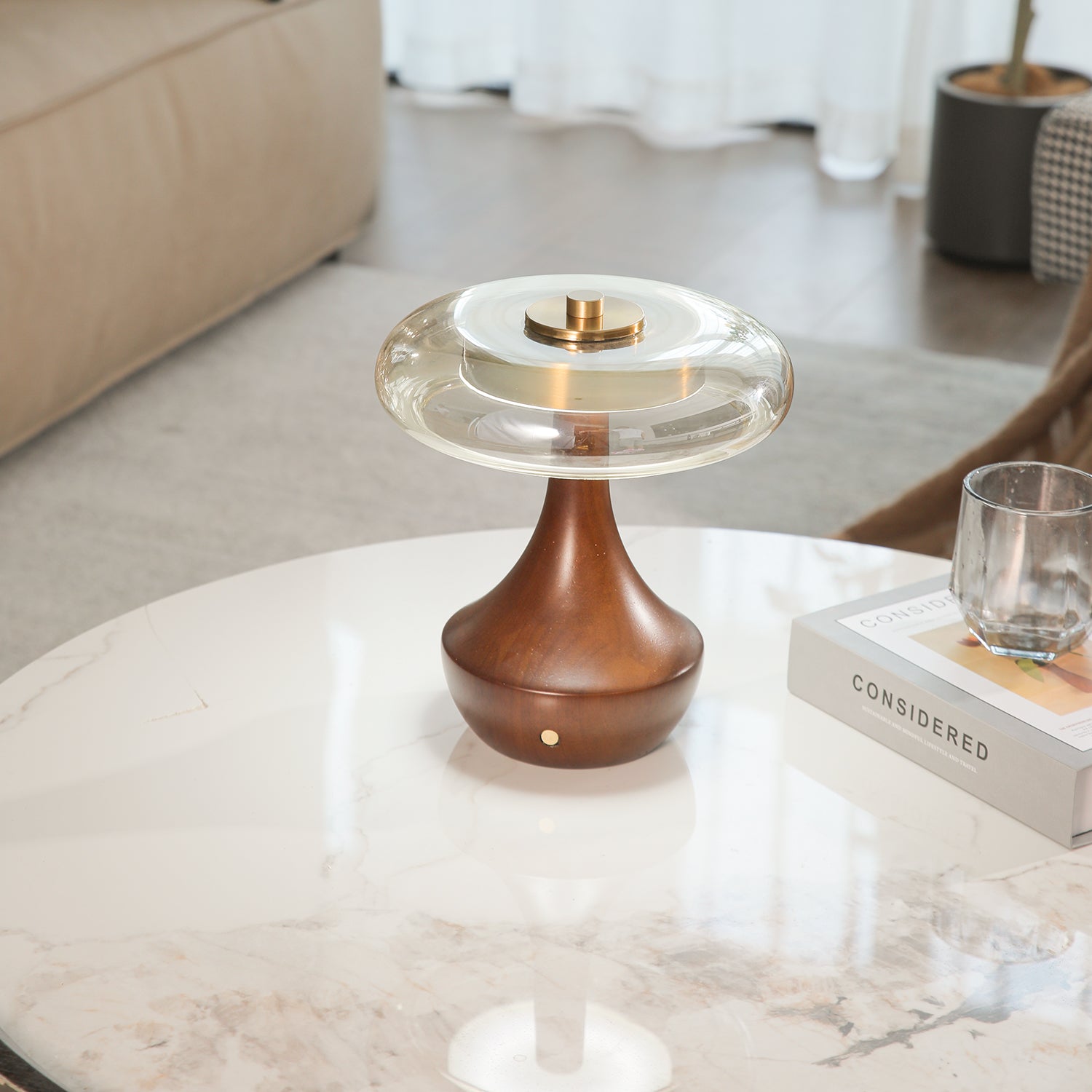 Orlan Wooden Vintage Table Lamp