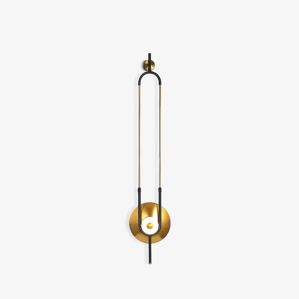 Ivory Modern Minimalist Ring Marble Wall Light