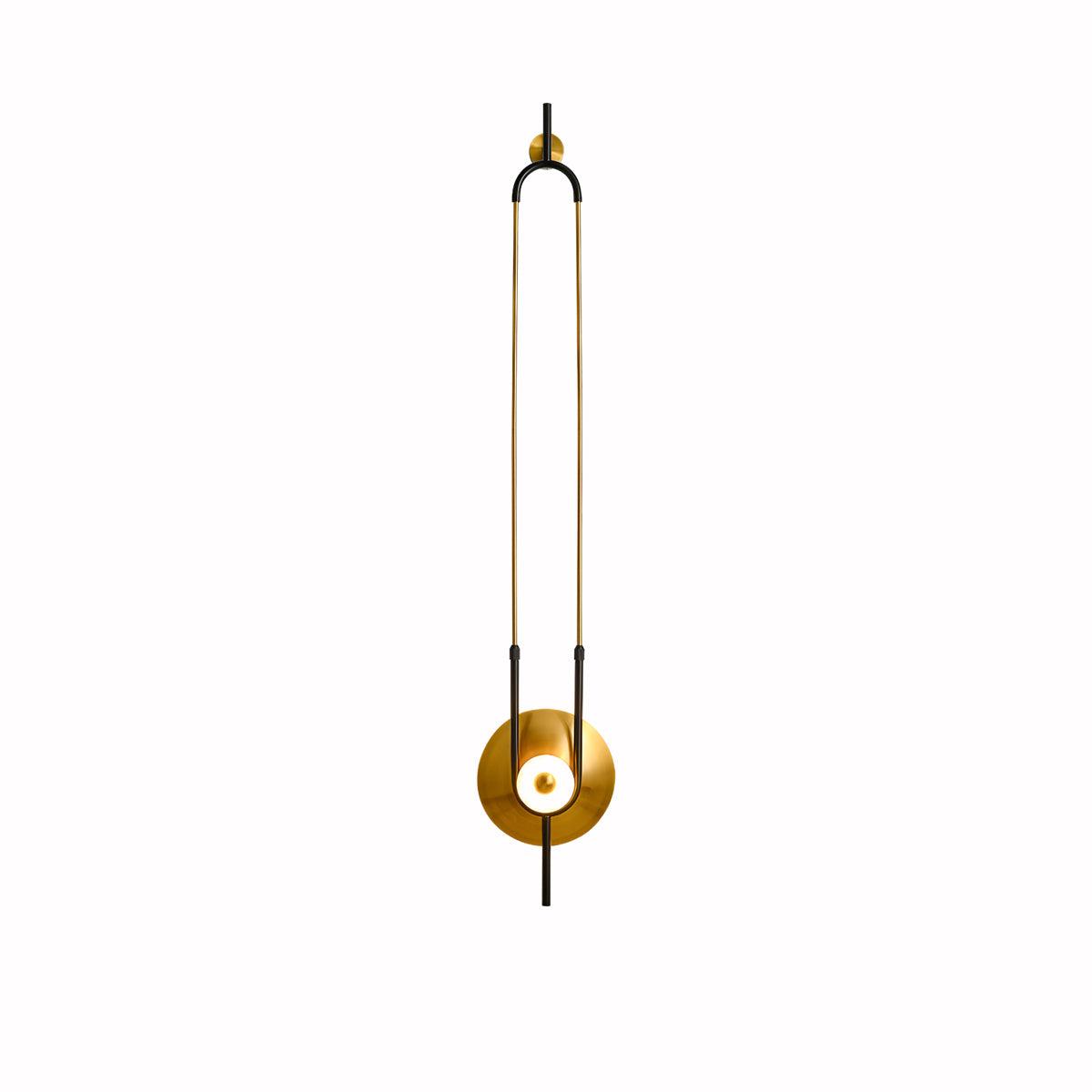Ivory Modern Minimalist Ring Marble Wall Light