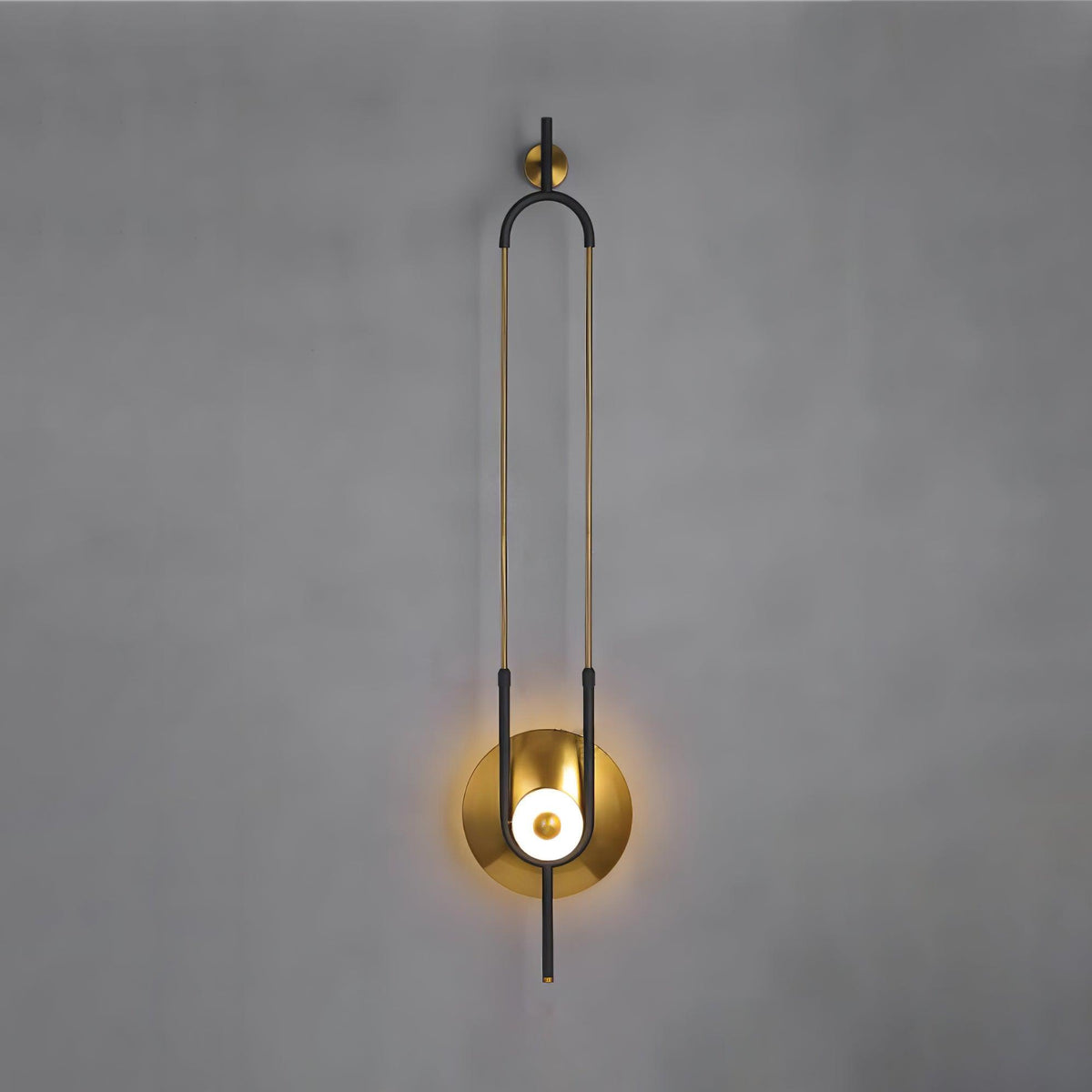 Ivory Modern Minimalist Ring Marble Wall Light