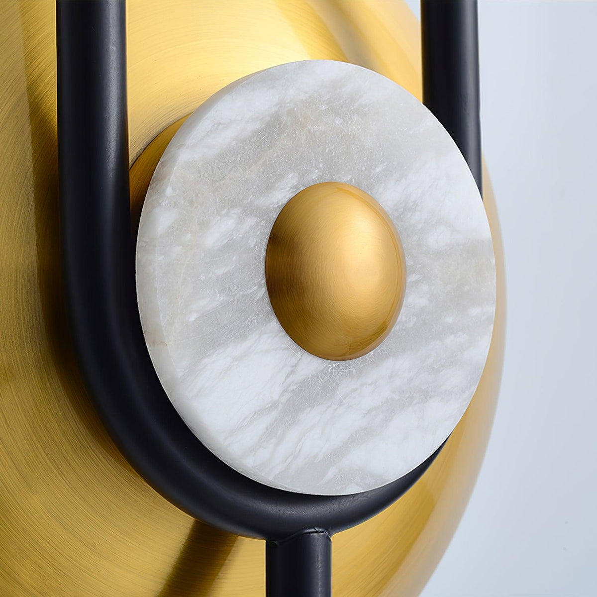 Ivory Modern Minimalist Ring Marble Wall Light